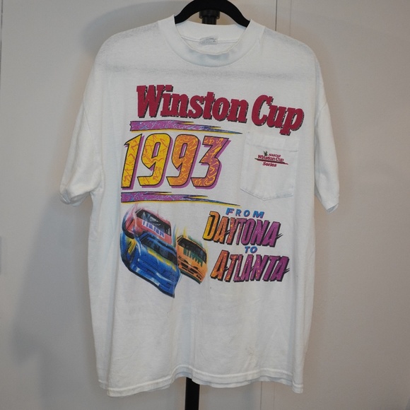 1993 Winston Cup Pocket T-Shirt - Picture 1 of 2